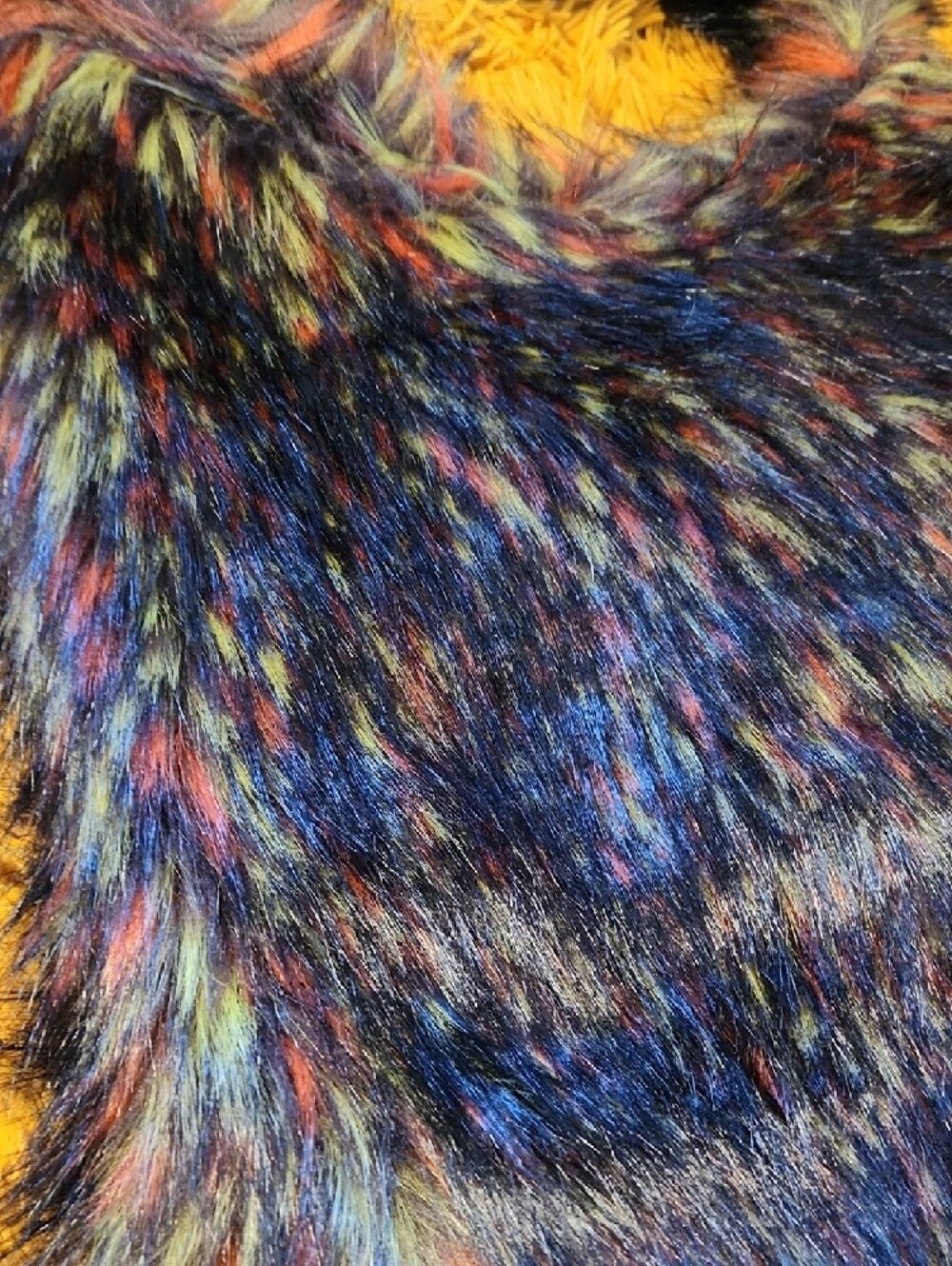 Source Unknown Multi-Color Faux Fur Shoulder Bag - Picture 2 of 7